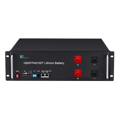 よい価格 51.2V 5kWh LiFePO4 分割ラックマウント型リチウムバッテリー ホームソーラーシステム用 CAN通信およびBMS搭載 オンラインで